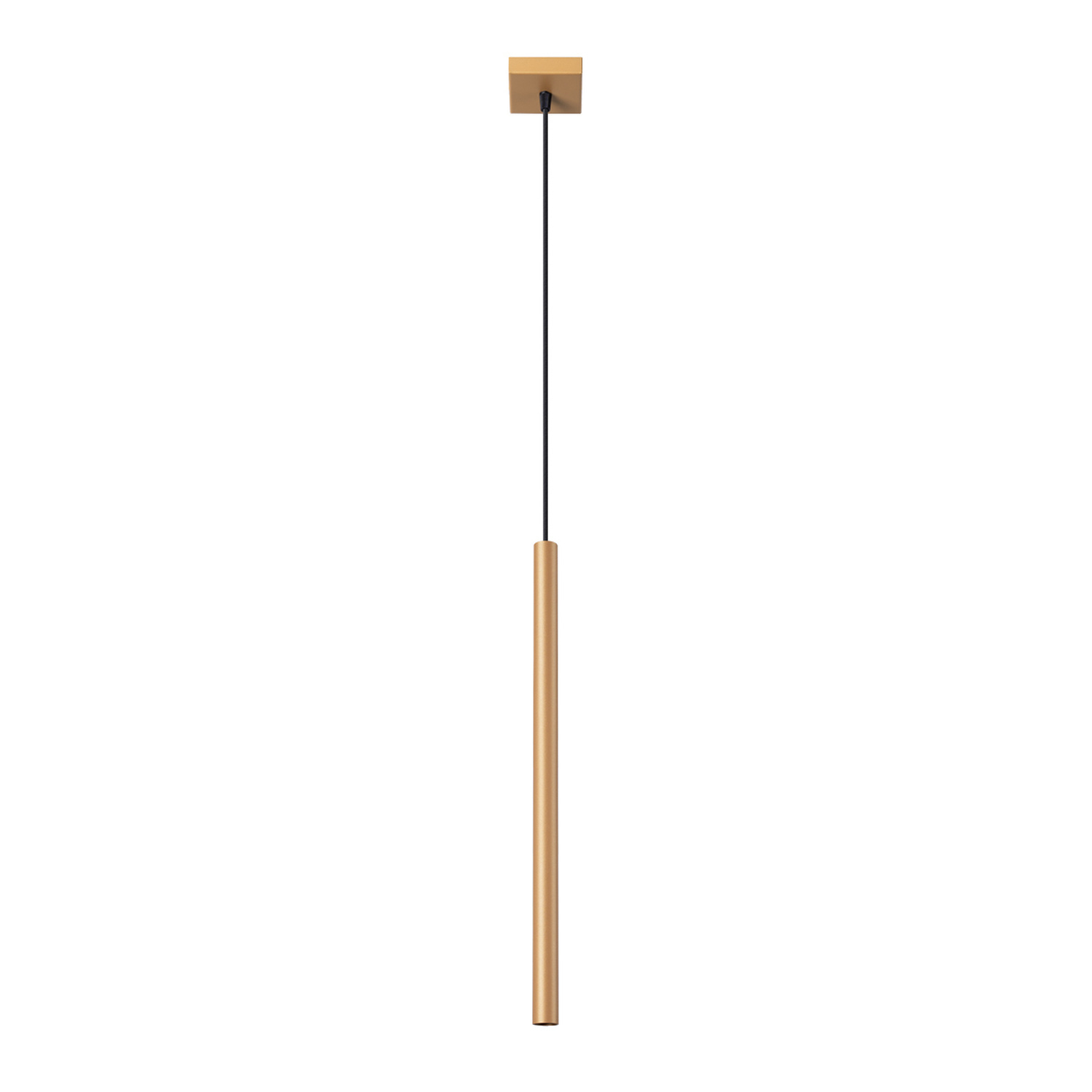 B&Q -  Luminosa Pastelo Modern Slim Pendant Ceiling Light Gold 1X G9 - Image 3