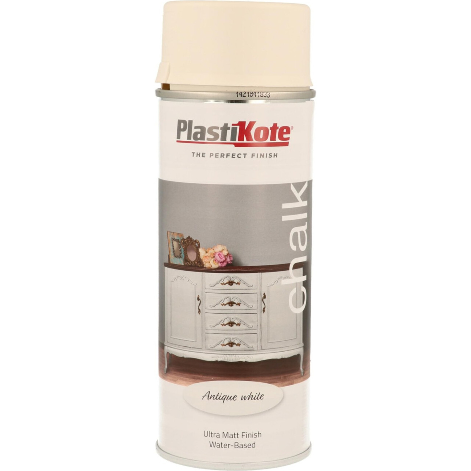 PlastiKote 440.0027107.076 Chalk Finish Spray Antique White 400ml - Image 7
