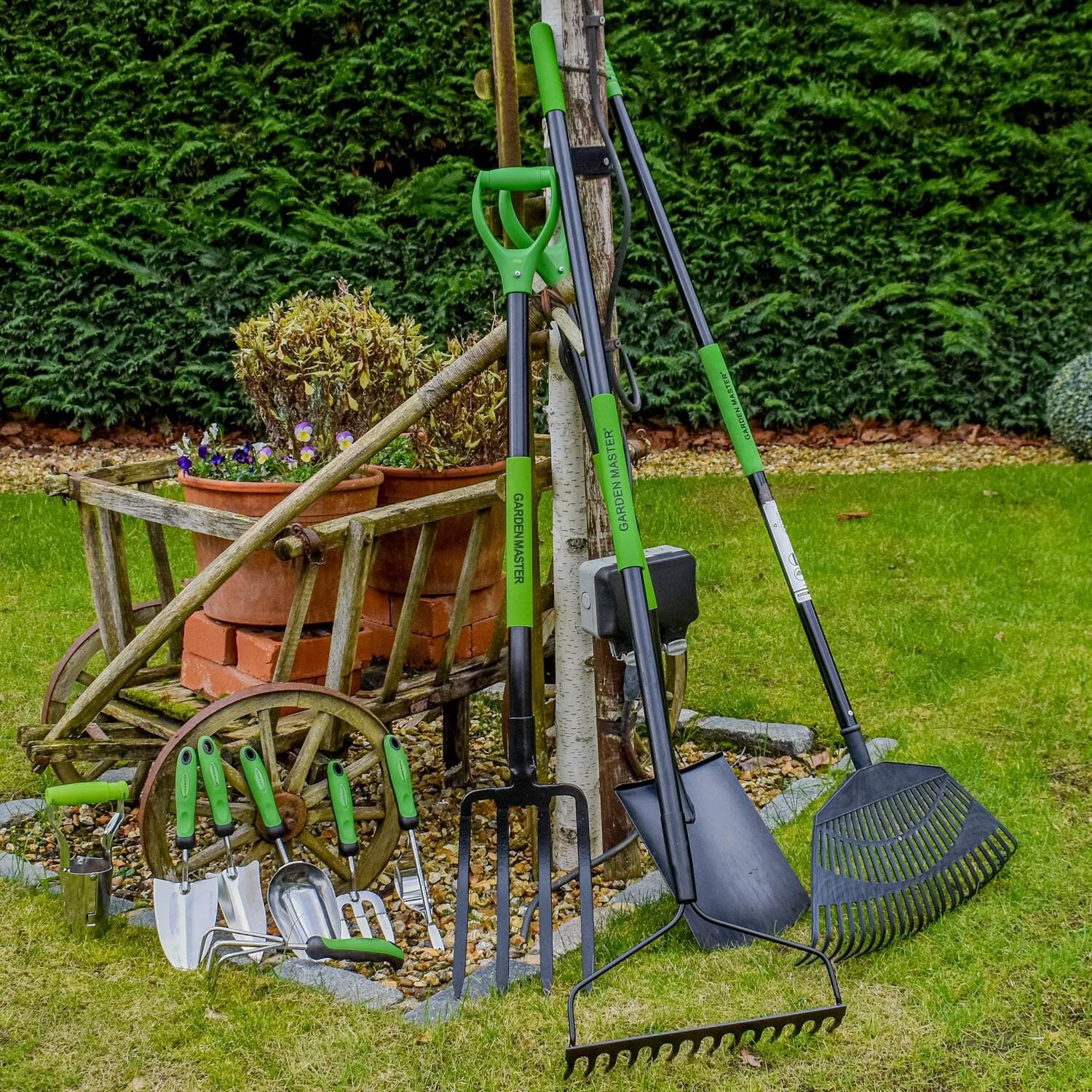 Garden Master Complete Garden Tool Set - Silver