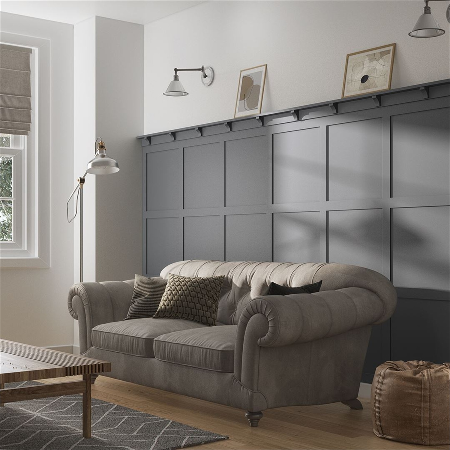 Cheshire Mouldings Wpkt10 Primed Picture Rail Shelf 18X70x2400mm - White - Image 2