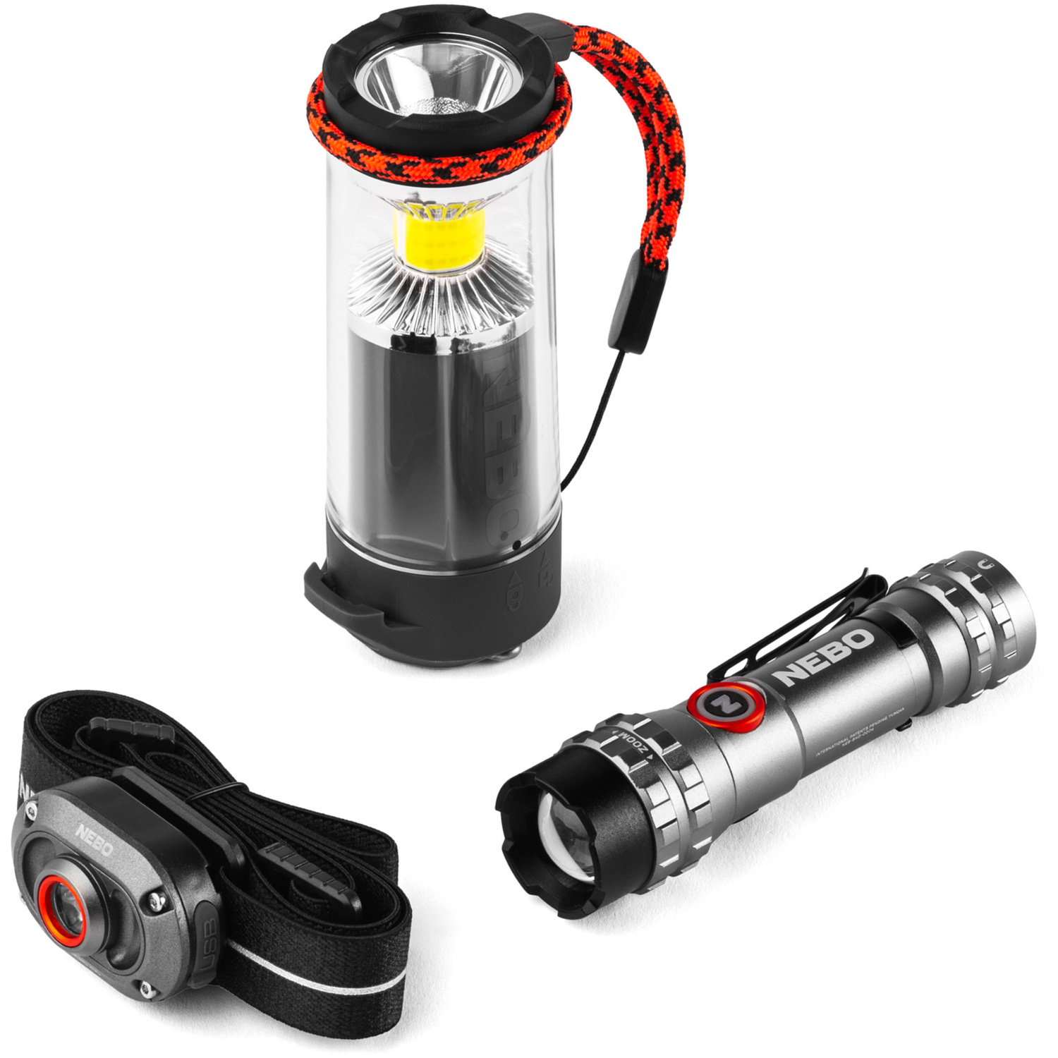 Rechargeable Triple Threat Kit With Batteries Light Nebo - Image 3