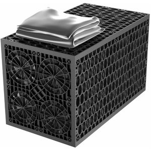 Rainsmart Shallow Soakaway Crate with Membrane, 0.12 m³