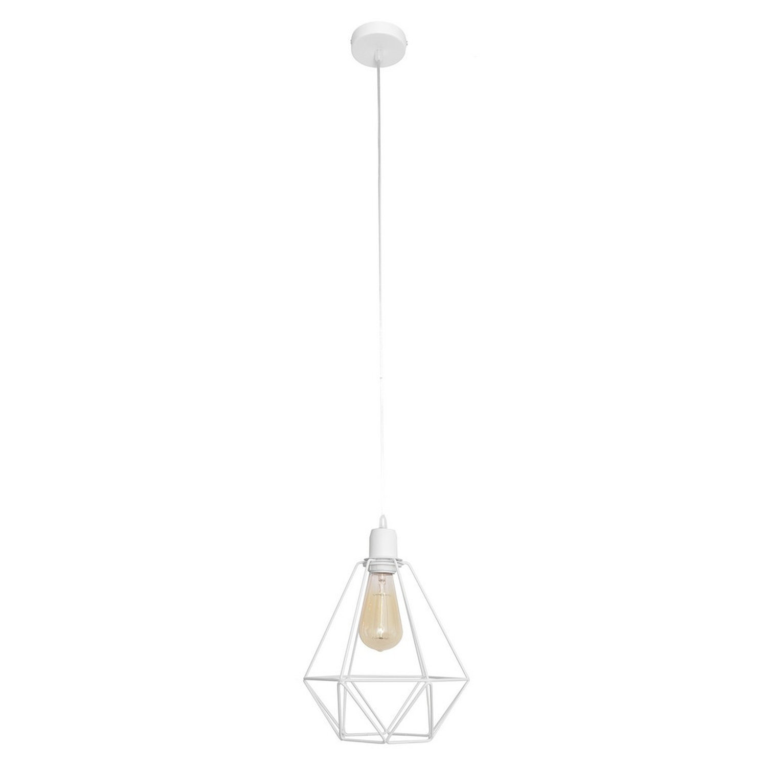 Helam Lighting Karo Pendant Light White
