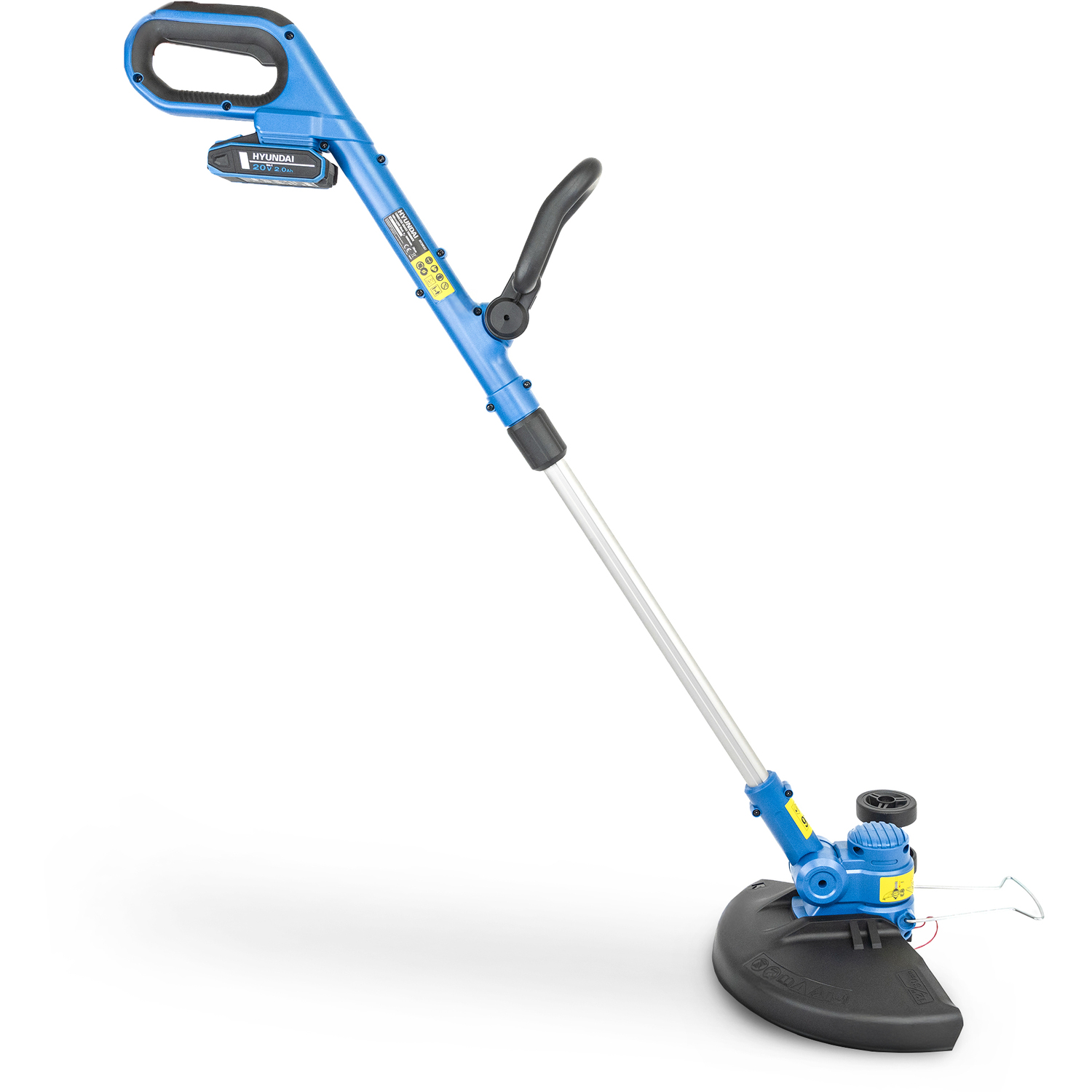 Hyundai Power Products Unisex Blue Hyundai 20V Cordless Grass Trimmer Battery & Charger Included In 30Cm - Image 3
