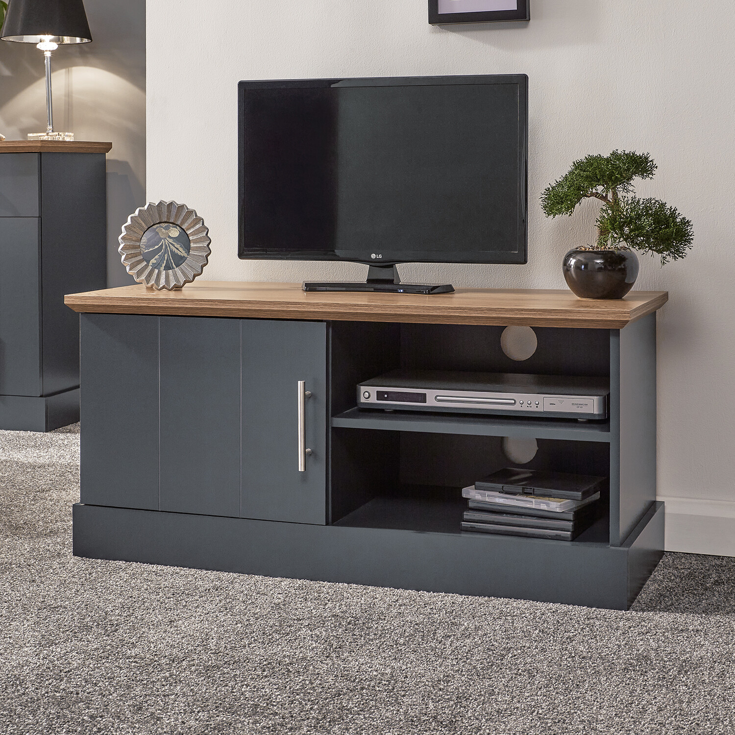 Kendal Small TV Unit - Slate