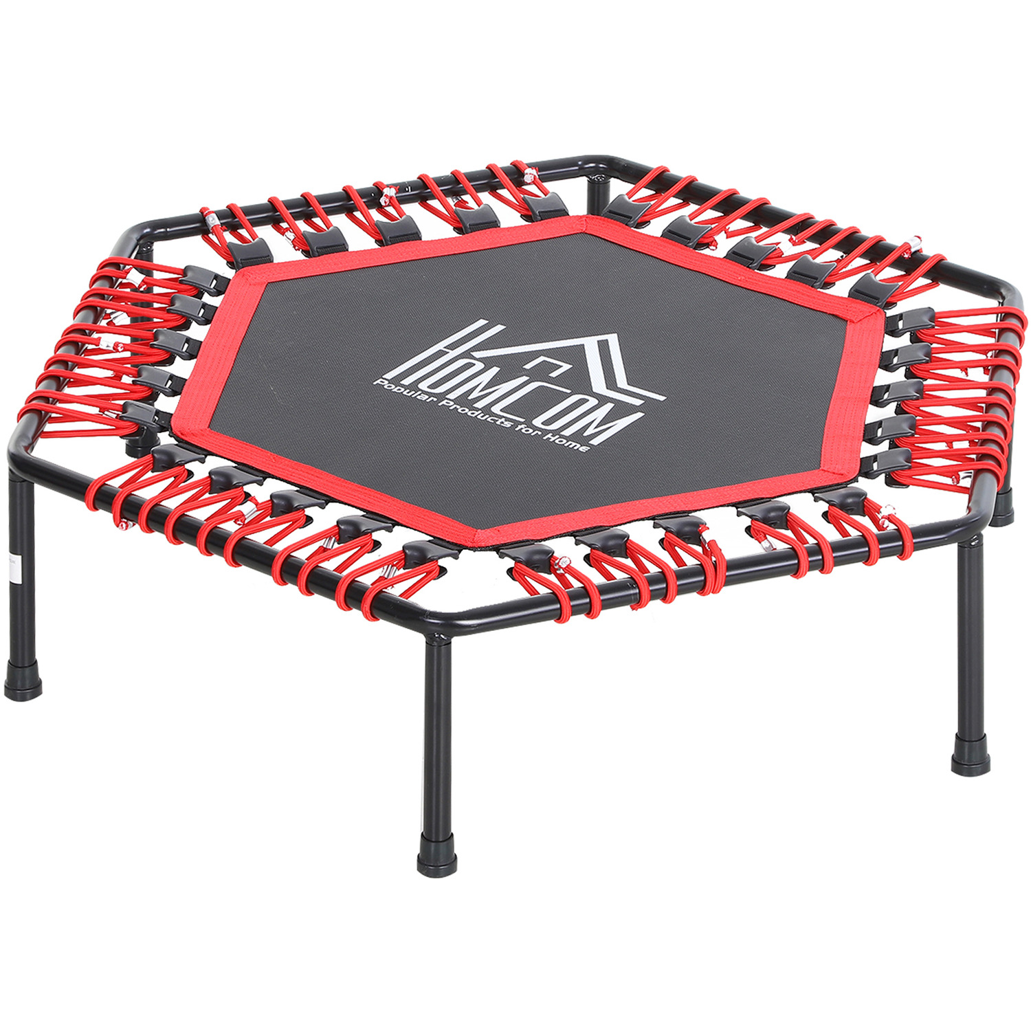 Image of Hexagon Trampoline Metal Bouncer - Red