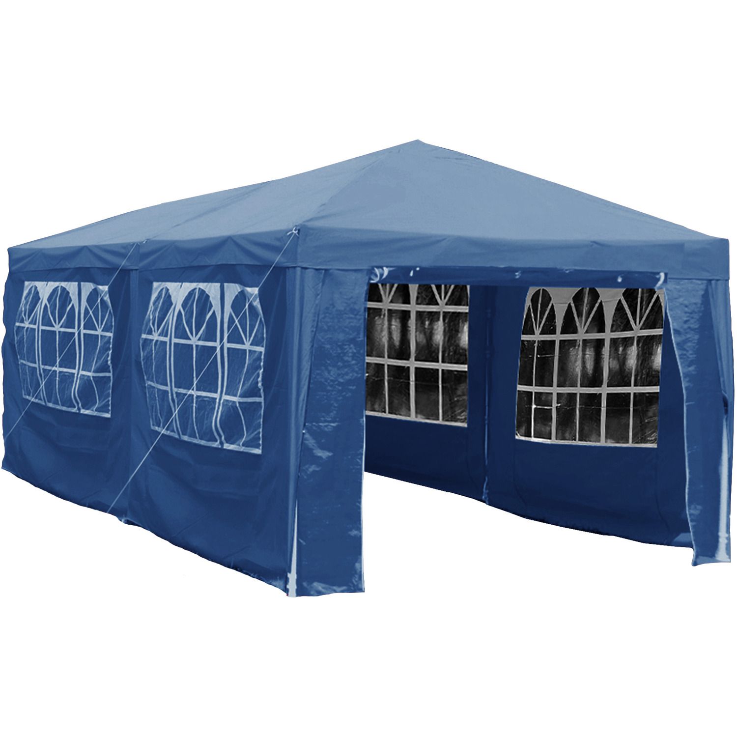 Lassic - Gazebo With Sides 3x6m - Blue thumbnail