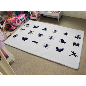 Insect Icons Designer Rug