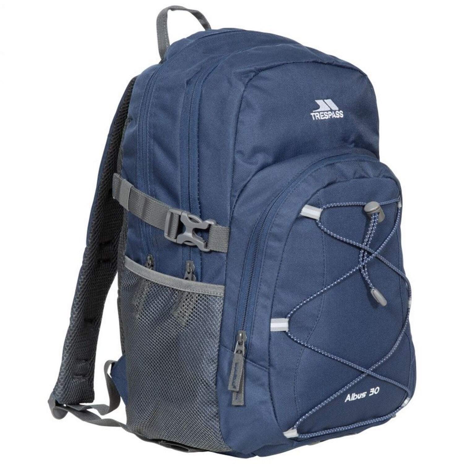 Trespass Albus 30 Litre Casual Backpack - Navy - Navy