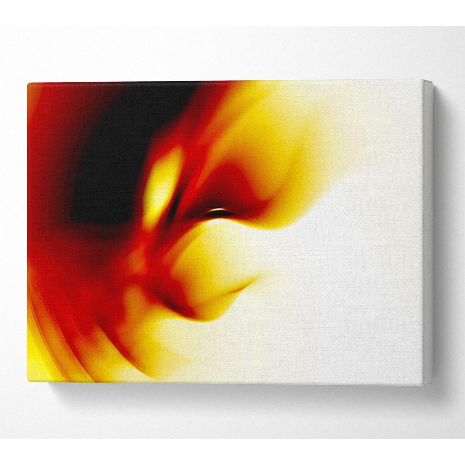 Wallart-Direct - Golden Twist Canvas Print Wall Art - Yellow / 101.6cm thumbnail