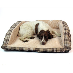 Luxury Orthopaedic Dog Bed in Brown