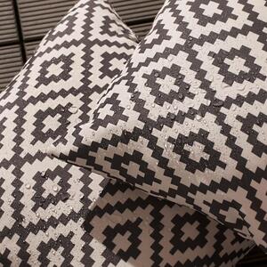 Geo Grey / 4 Pack Of Geometric Outdoor Cushion Covers shot 3121089