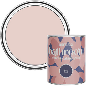 Rust-Oleum Bathroom Wood  Cabinet Paint in Gloss Finish - Pink Champagne 750ml