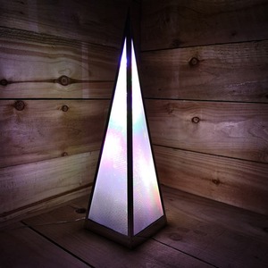 Holographic Pyramid with LED Lights