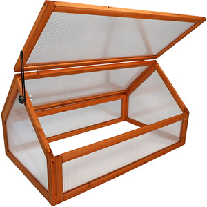 Wooden Cold Frame Greenhouse Grow House Garden Planter