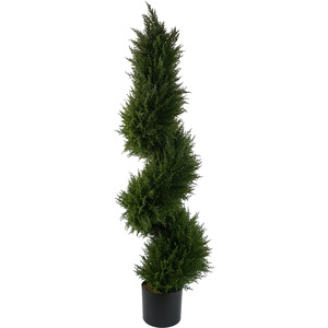 Spiral Cypress Tree Artificial Topiary