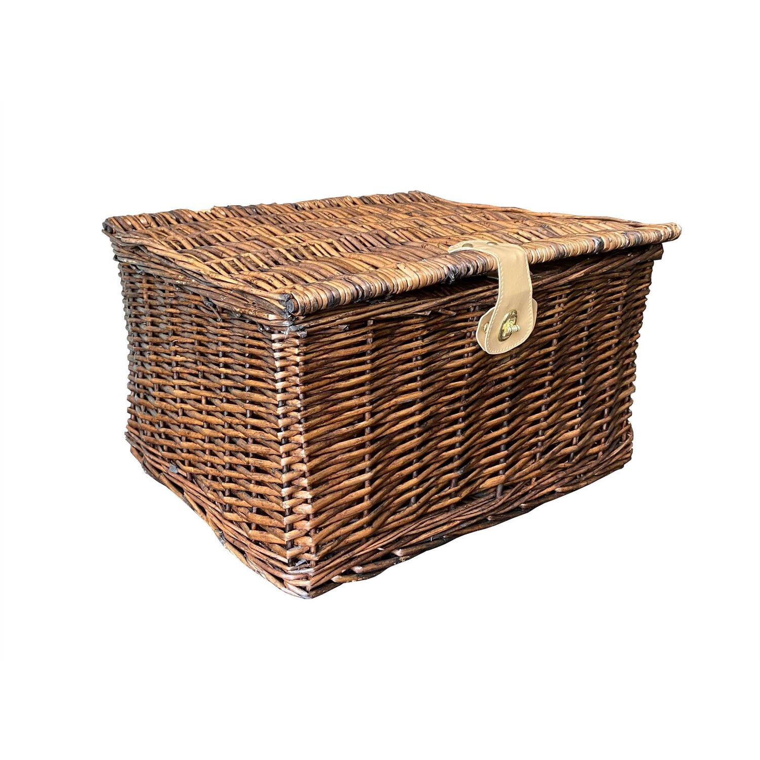 Image of Picnic Hamper Lidded Basket with Latch&hellip;