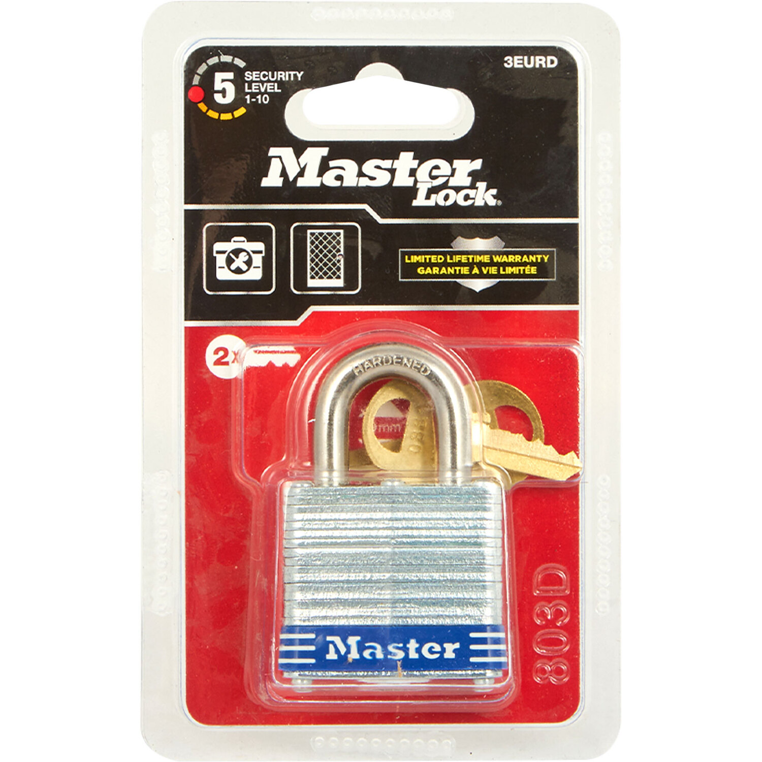 thumbnail image 2 of Master Lock 3KA Padlock - Key 3210 2 of 13