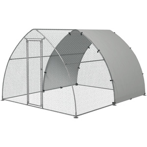 Silver / Fabric
Polyester
Steel PawHut Walk In Hen Run with Cover for Small Animals shot 5464509