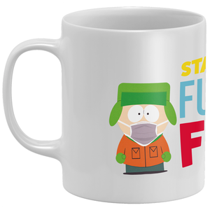 Official South Park STAY BACK SIX FEET Mug