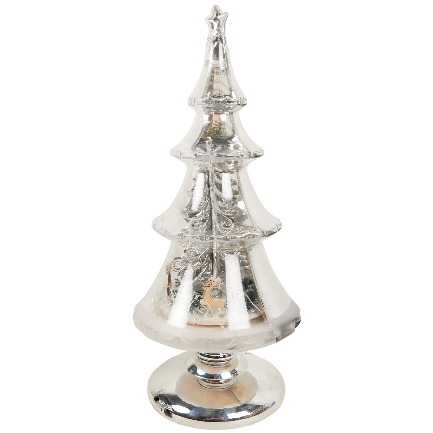 LED Musical Tree with Winter Scene