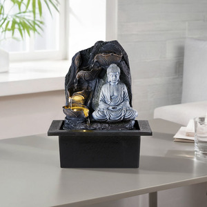 Tabletop Buddha Water Fountain Decor