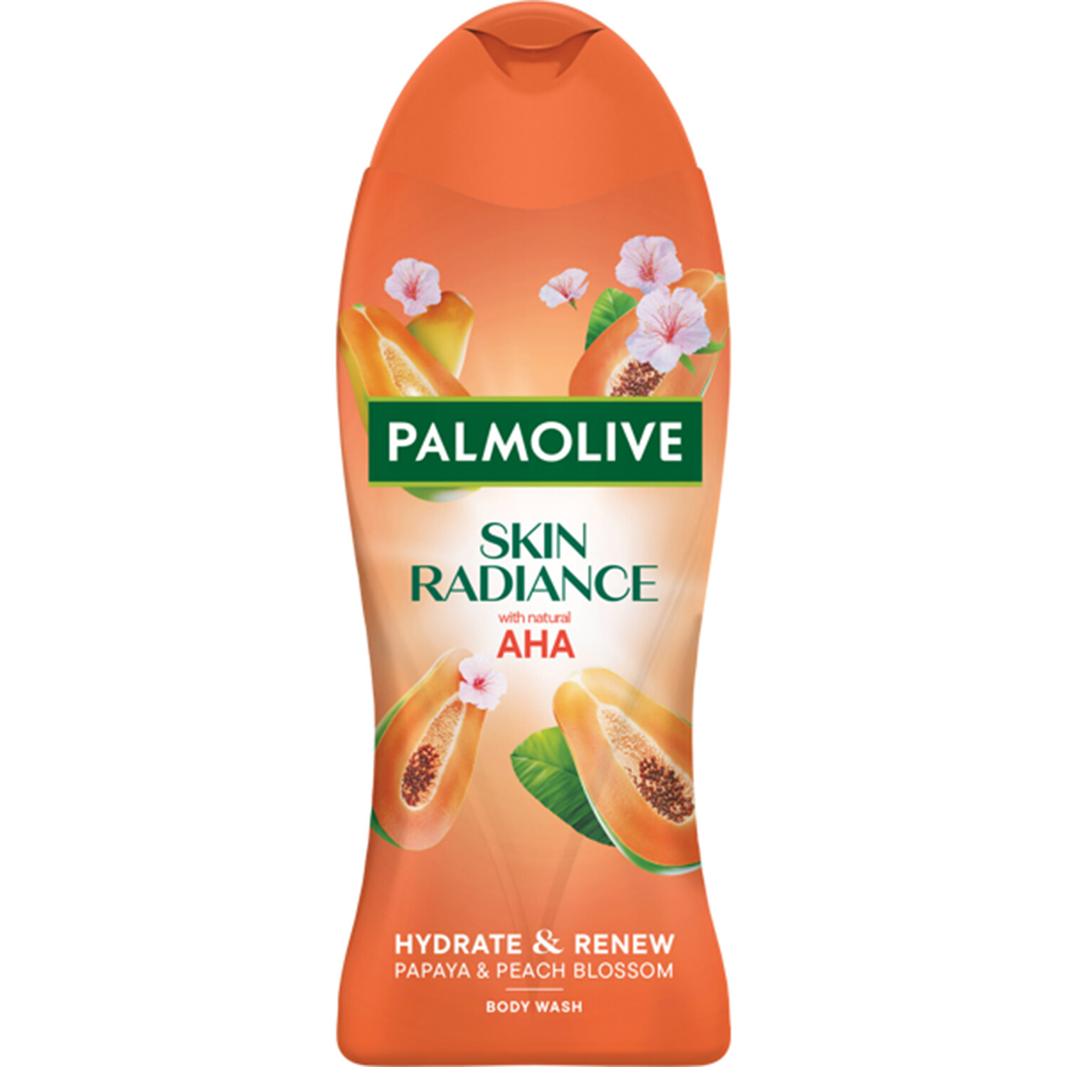 Palmolive Papaya and Peach Skin Radiance Body Wash 450ml - Orange
