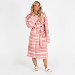 Tartan Check Teddy Dressing Gown