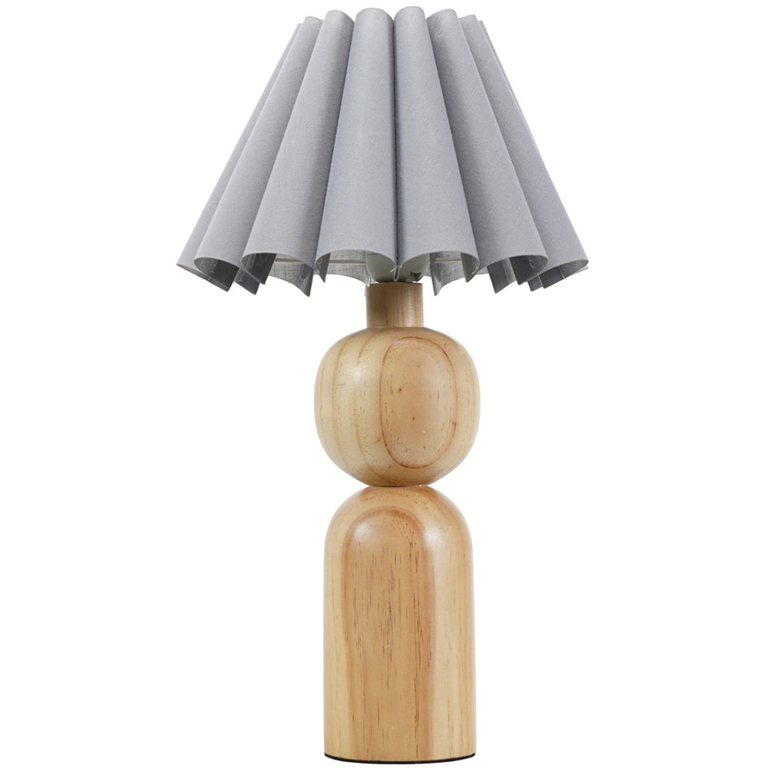Image of Azalea Rustic Wooden Table Lamp with&hellip;