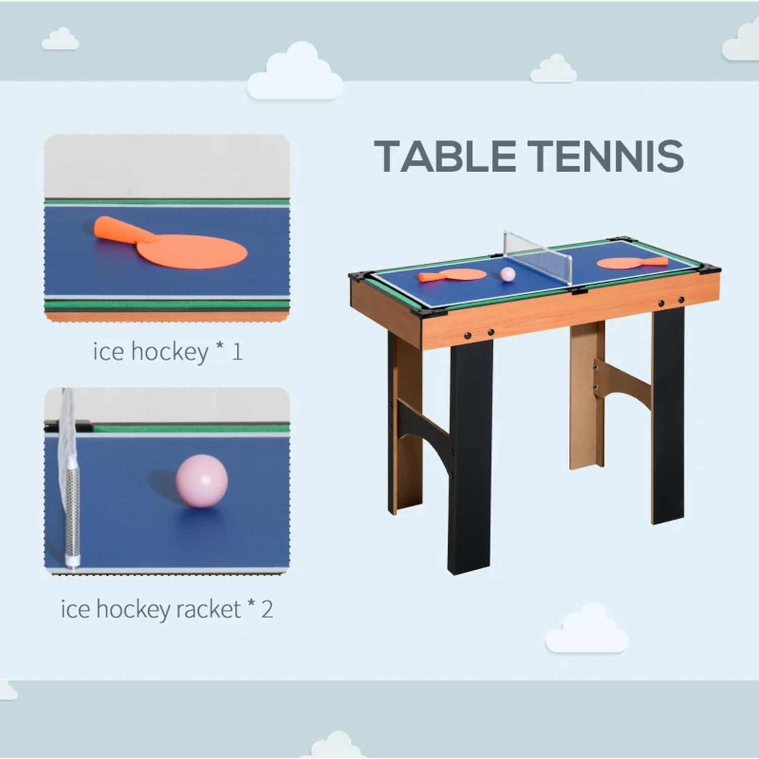 4 in 1 Multi Games Table