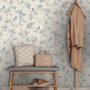Silver Birch Tree Leaves Woodland Leaf Trail Wallpaper