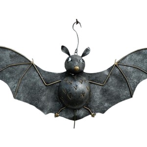 Hanging Tealight Holder Bat Silver