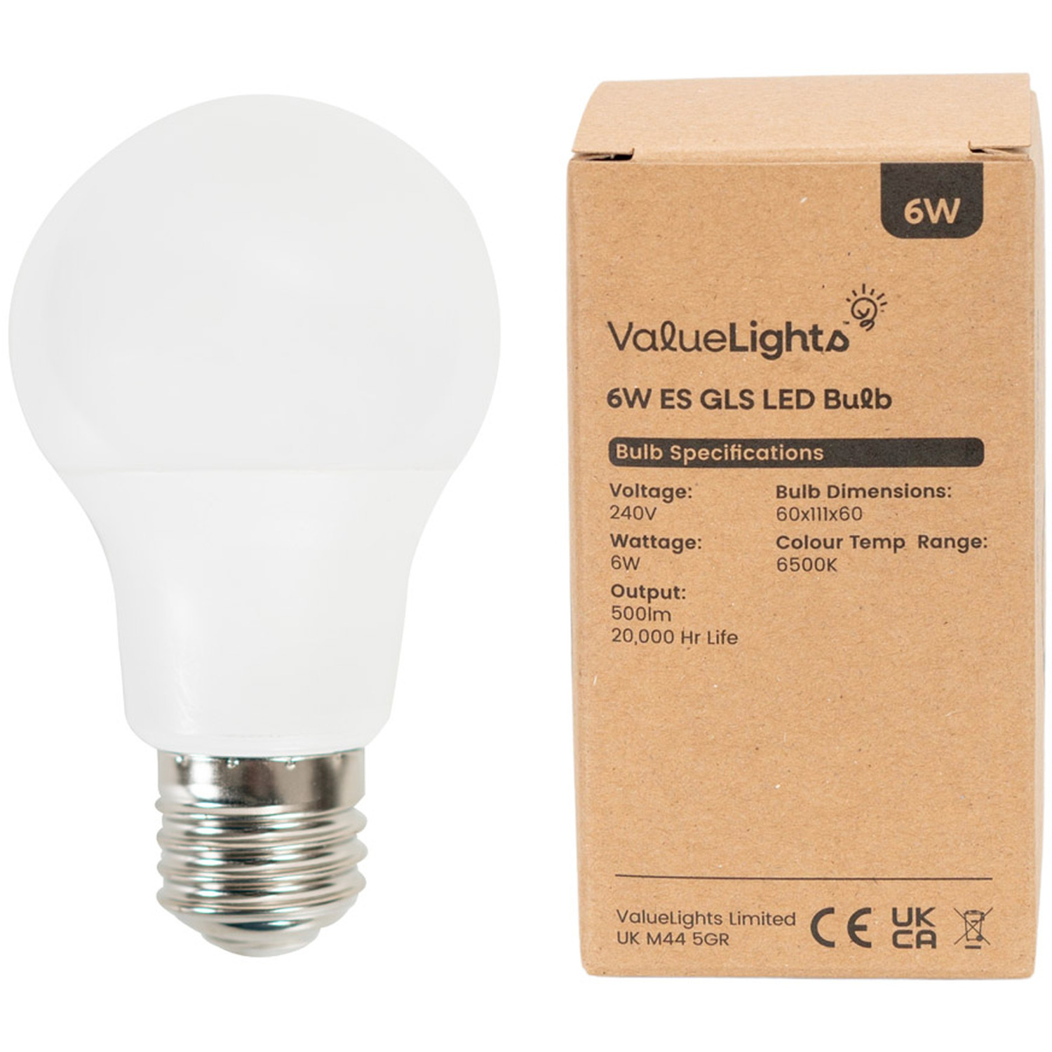 Image of 4 Pack E27 White Thermal Plastic&hellip;