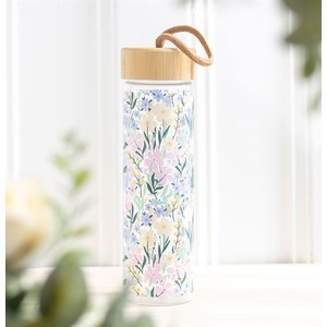 Floral Glass Bottle