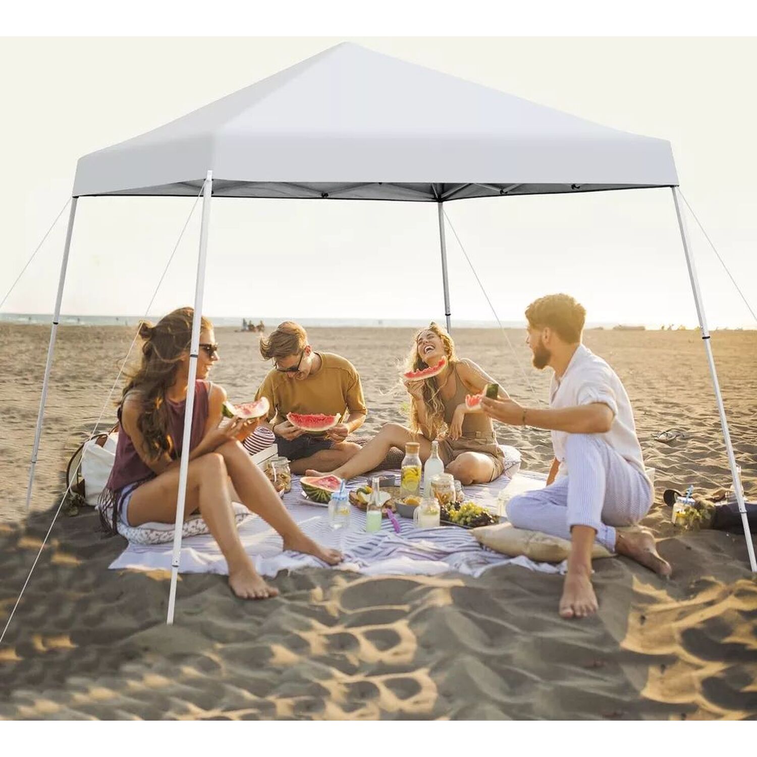 3m X 3m Pop Up Patio Gazebo - White