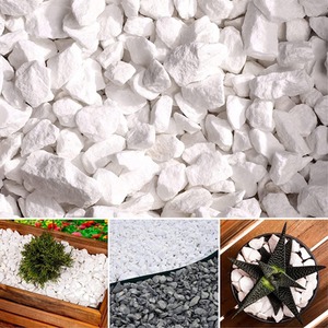 Decorative MARBLE EXTRA WHITE Chippings 20KG BAG