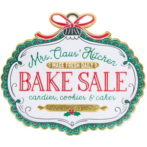 Retro Hanging Bake Sale Wall Art