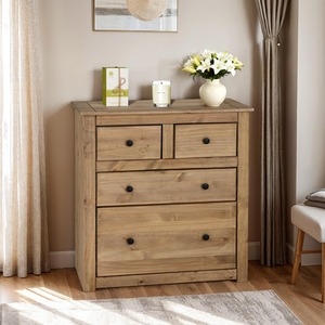Panama 2 over 2 Drawer Chest