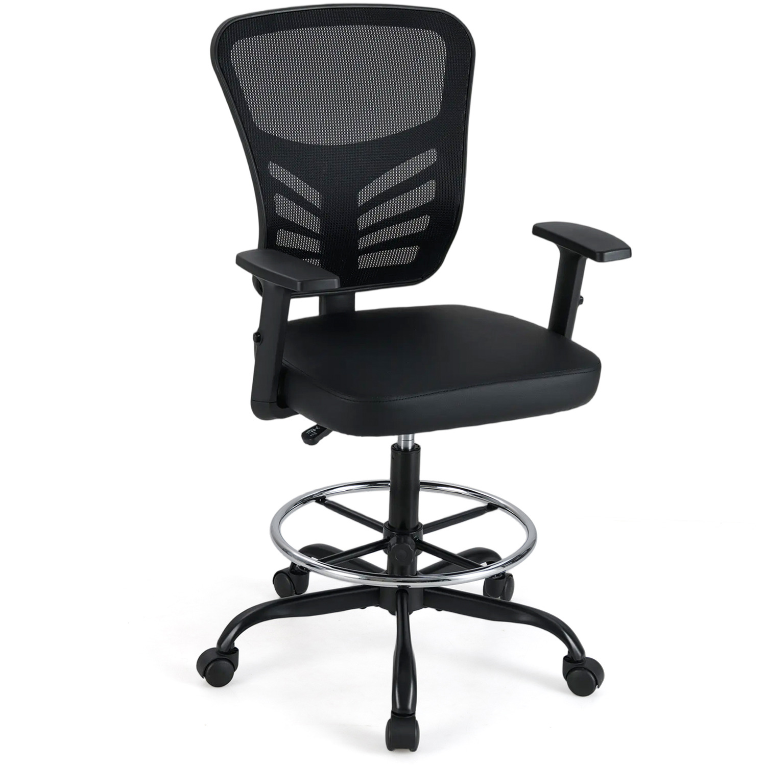 Swivel Task Chair Computer Chair - Black