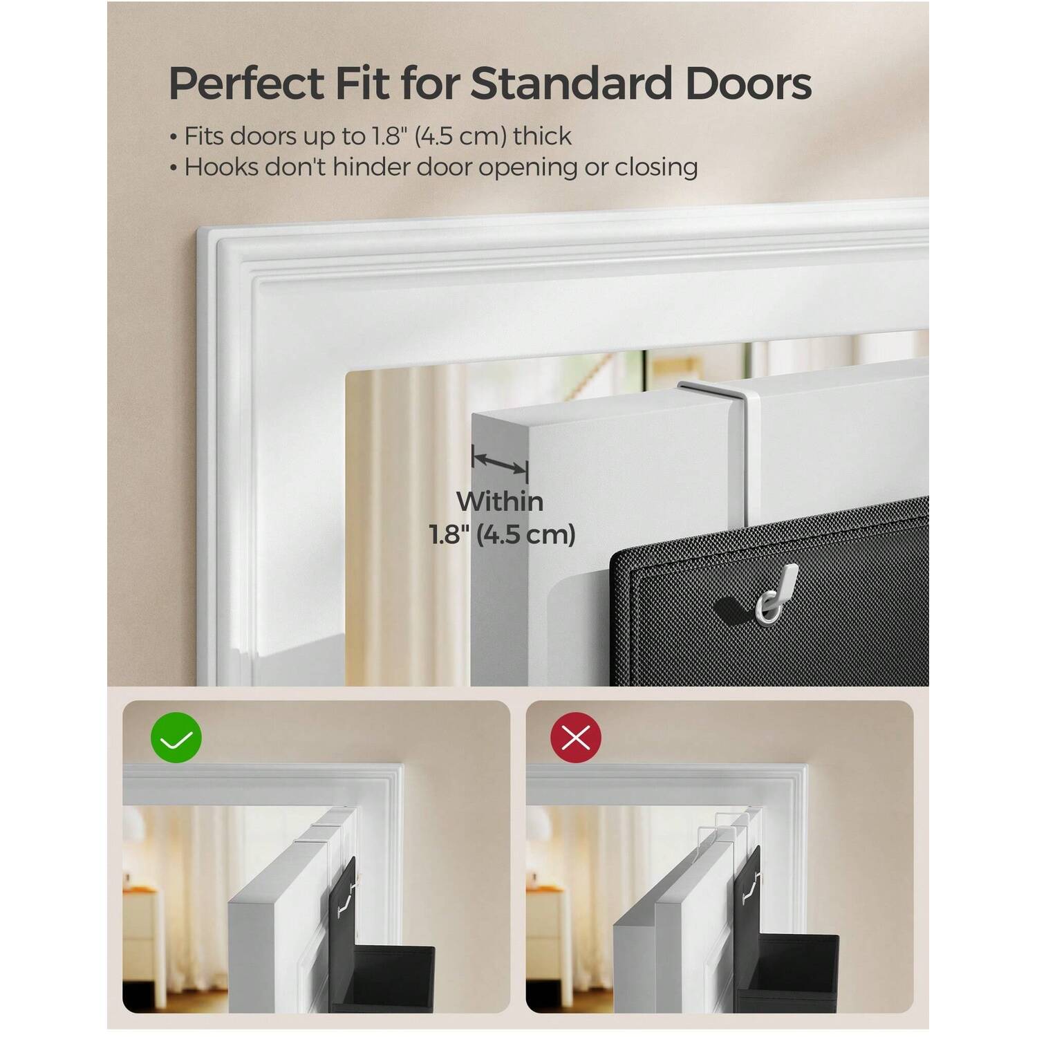 Image of SONGMICS Over Door Storage Organiser -&hellip;
