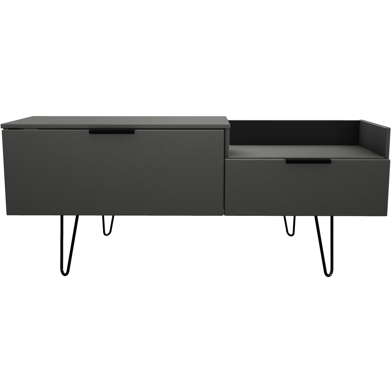 Hong Kong C Ready Assembled Tv Console Unit - Graphite