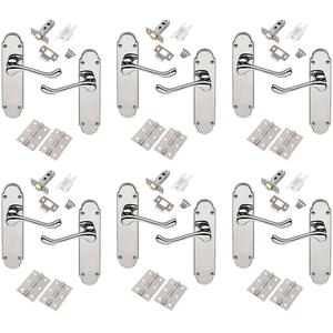 Epsom Scroll Door Handles Internal Set