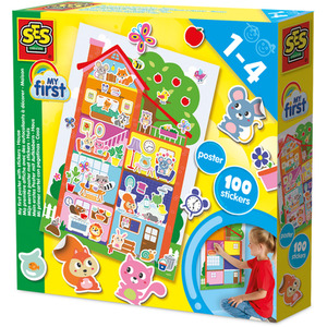 My First Poster With Stickers House