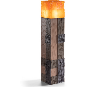 Minecraft Torch Replica with LED Wall Mountable Collector's Light
