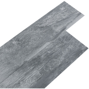 Rustic PVC Wood-Effect Flooring with Peel and Stick Design