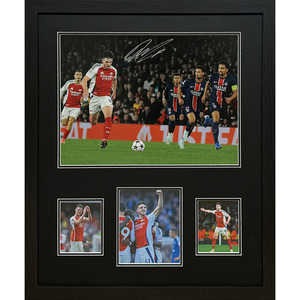 Declan Rice Signed and Framed Arsenal Photograph