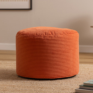 Icon Milano Jumbo Cord Round Footstool