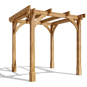 7.6x76ft Dunster House Wooden Pergola