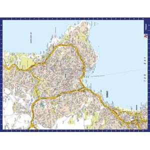Great Britain A Z Map of Torquay 1000 Piece Jigsaw Puzzle Exclusive