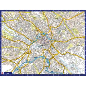 Great Britain A Z Map of Leeds 1000 Piece Jigsaw Puzzle Exclusive